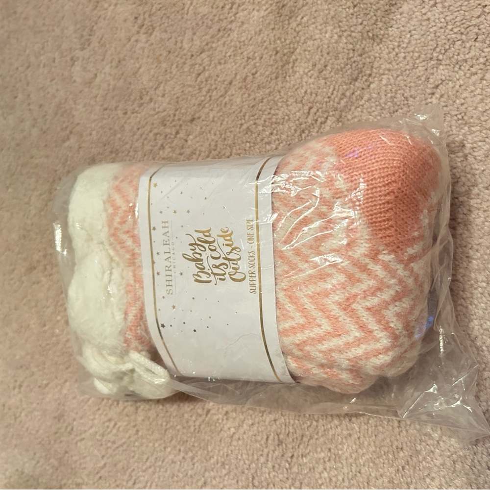 Baby Soft Pink Socks